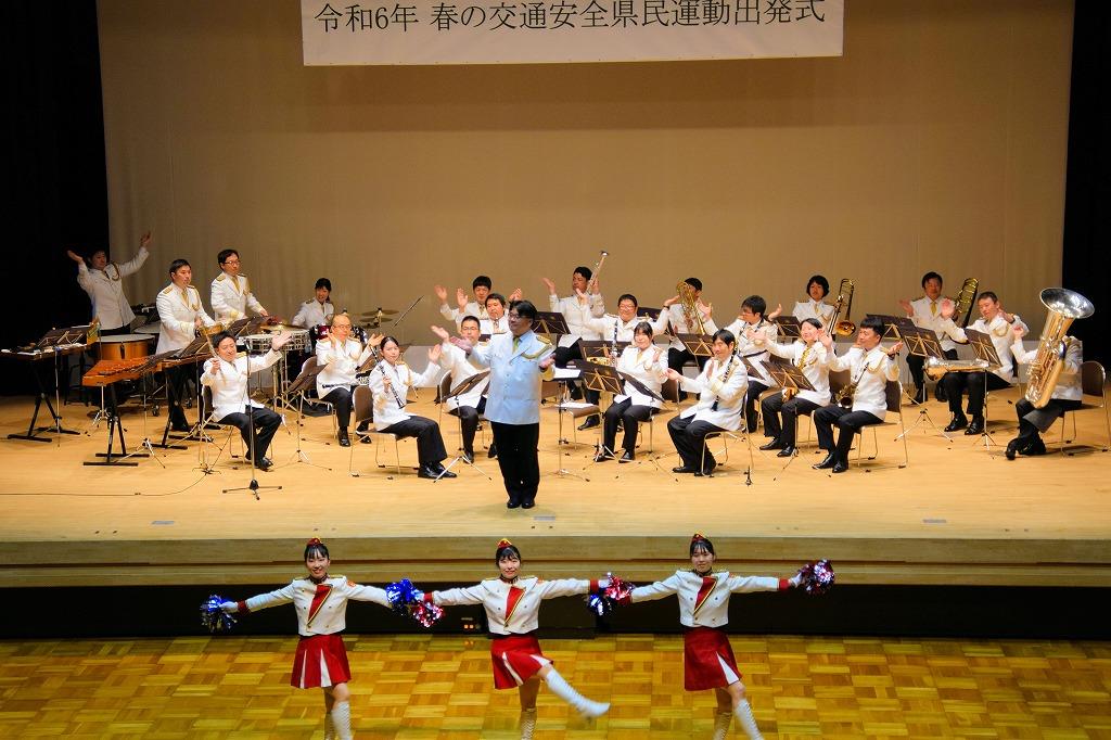 春の交通安全県民運動出発式