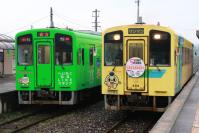 本社のある金田駅に到着した404号