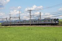 田園地帯をゆく3000形