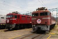 門司機関区でセレモニー中の403号