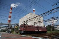 八代で入換中の403号