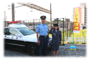 性犯罪被害防止に向けた広報啓発活動の写真です。