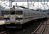 関門トンネルを抜けて下関に進入する４１５系