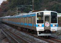 早朝に長崎本線をゆく415系