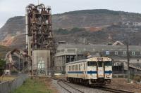 船尾駅を発車するキハ40