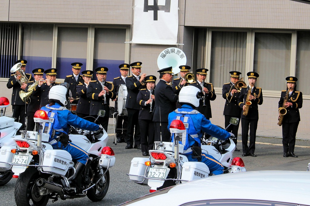 交通死亡事故多発に伴う特別取締り部隊出動式