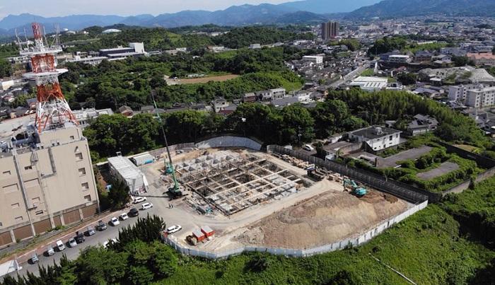 6月の工事現場の状況