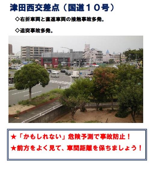 津田西交差点