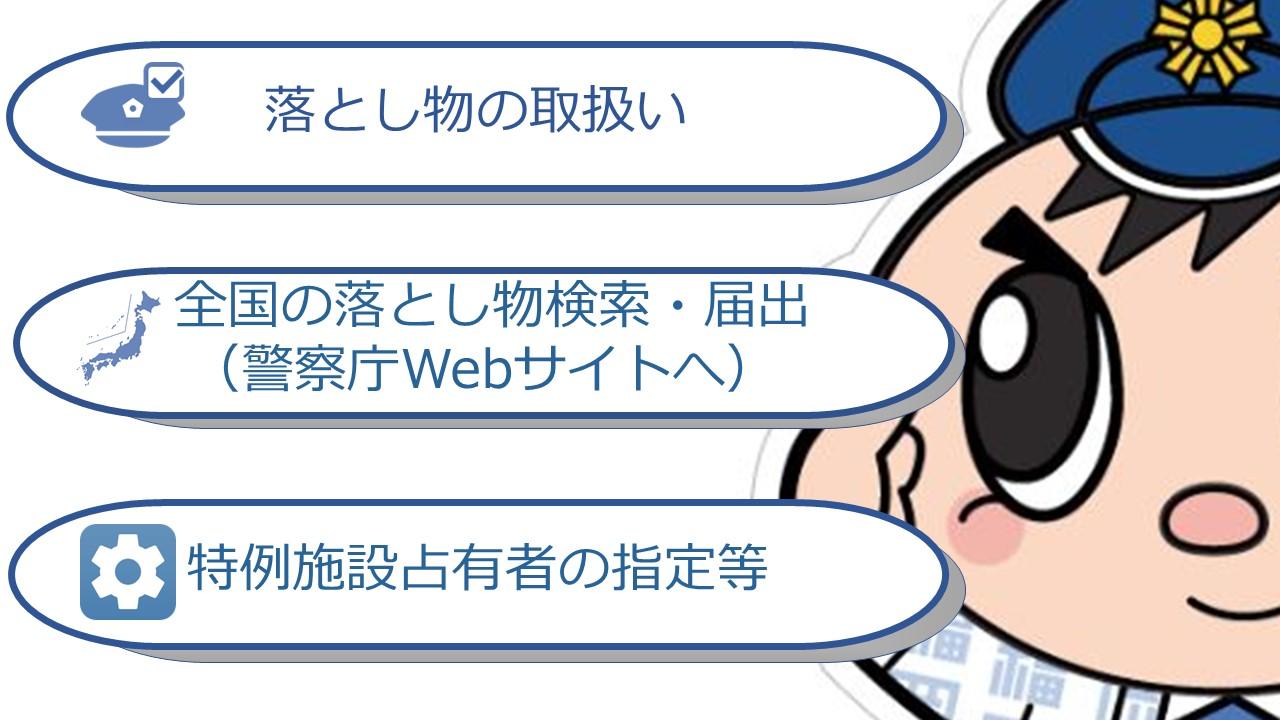 落とし物・忘れ物コーナー