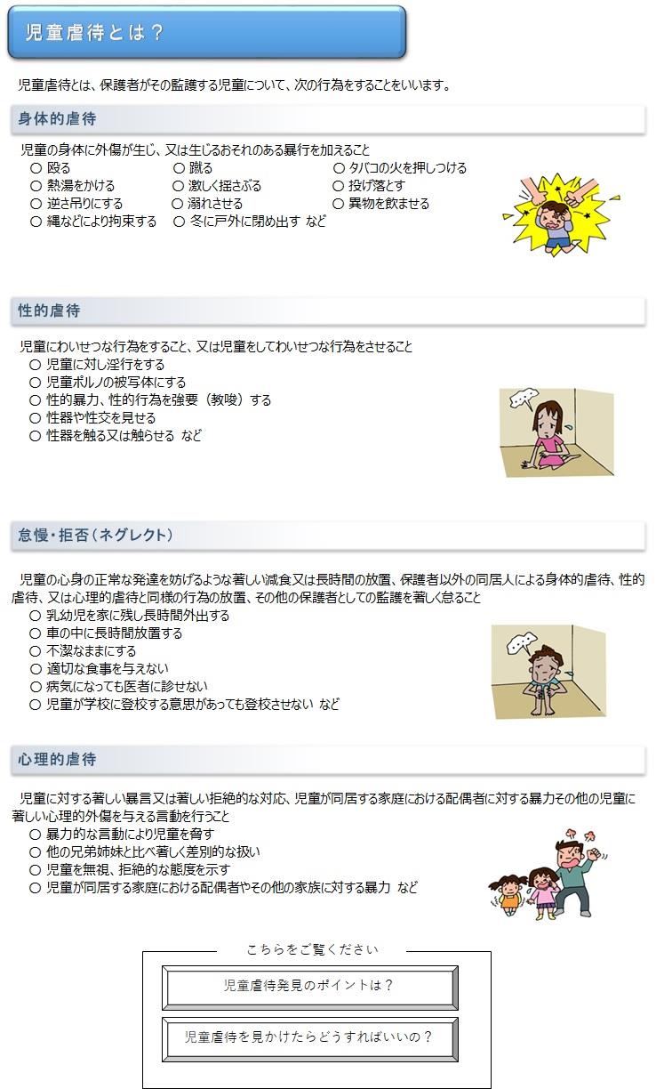福岡県警察 児童虐待とは