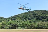 ヘリから降下して遭難者等救助訓練１